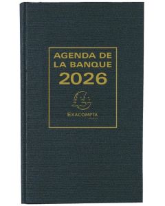Agenda de Banque 2026 - 175 x 280 mm EXACOMPTA 2 volumes