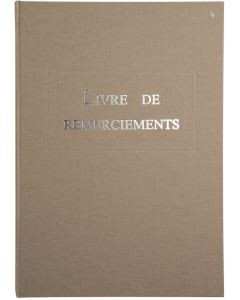 Livre de Remerciements - Marron LE DAUPHIN