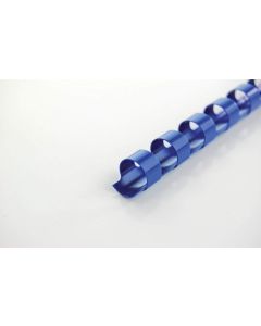 Baguettes de 21 anneaux - 19 mm - Bleu : GBC Lot de 100
