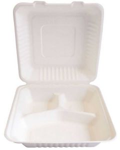 Photo Boîte à repas en canne à sucre - 3 compartiments NATURE STAR 