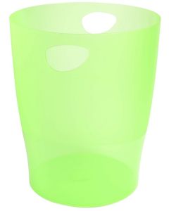 Corbeille à Papier ECOBIN - 15 litres - Vert pomme Lincolor EXACOMPTA