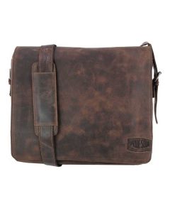 Sac à Bandoulière en Cuir marron BEN PRIDE et SOUL Image