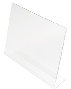 Porte-visuel droit - 1/3 A4 portrait DEFLECTO Exemple modèle