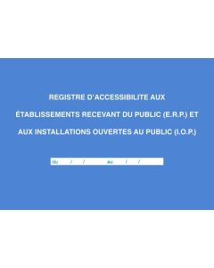 Registre Public d'Accessibilité - Etablissement recevant du public ERP
