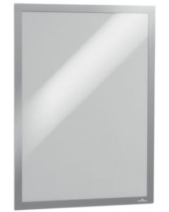 Cadre d'affichage magnétique auto-adhésif - A3 - Argent : DURABLE Lot de 2 Visuel