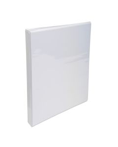 EXACOMPTA 51021E : Classeurs personnalisables avec 3 pochettes - Blanc