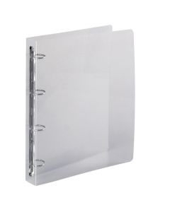 Exacompta 51342E Crystal : Classeur souple Cristal - 4 anneaux