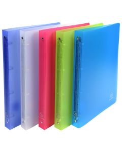 Classeur souple Chromaline - 4 anneaux de 20 mm - Assortiment EXACOMPTA Modèle