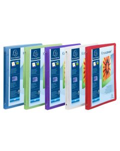 EXACOMPTA : Classeurs personnalisables 1 pochette - Assortiment 51969E