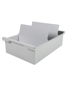 Bac pour 1200 fiches  - Format A4 - Gris lumière EXACOMPTA 52540D