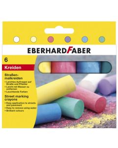 Photo Boite de 6 craies de trottoir - Assortiment WONDAY