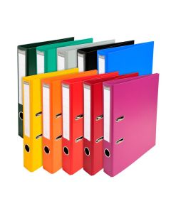 EXACOMPTA : classeurs à levier  - Dos de 50 mm - Assortiment - 53054E