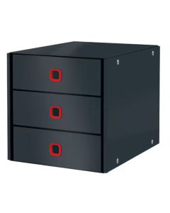 Bloc de rangement Click & Store Cosy - 3 tiroirs - Gris : LEITZ image