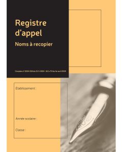Registre Pointage de Présences et Absences LE DAUPHIN 53935D