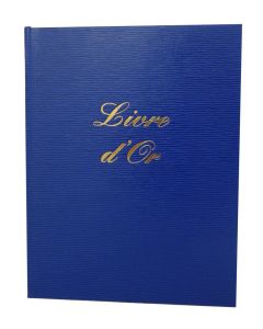 ELVE : Livre d'or Classique - 297 x 210 mm - Registre Bleu 54001