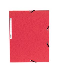 Lot de 50 chemises à élastiques 55305E Rouge Exacompta