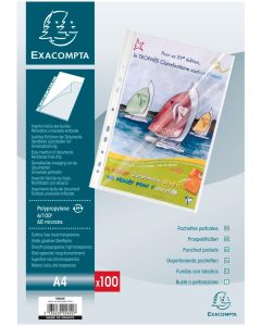 5800E Pochettes perforées Exacompta A4 vertical