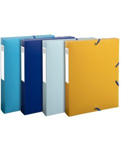 Boîte de classement - Dos 40 mm - Assortiment : EXACOMPTA Bee Blue image