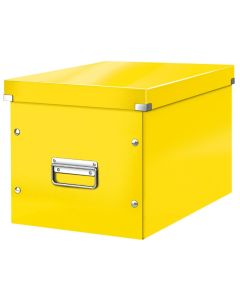 Boite de rangement - 320 x 320 x 310 mm - Jaune : LEITZ Wow Visuel