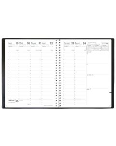 Agenda semainier 2025 210 x 270 mm Président S QUO VADIS