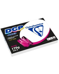 Ramette de papier de 250 feuilles A4 DCP - 170 g - Blanc brillant : CLAIREFONTAINE Image