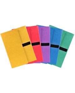 740E EXACOMPTA Chemise à Bande Velcro et 3 rabats Assortiment