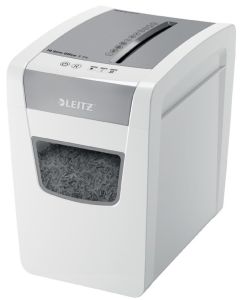 Destructeur de documents - 23 litres - Blanc / Argent LEITZ IQ Office S Version Slim