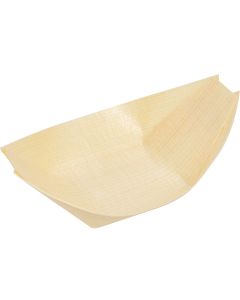 Coupelle Bateau pour Amuse-bouche - 140 x 82 mm : PAP STAR Pure Lot de 50 Visuel