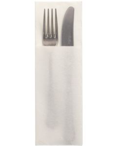 Pochette Serviette à couverts - Blanc STARPAK Daily Lot de 50