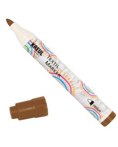 Marqueur médium pour tissu - Marron KREUL