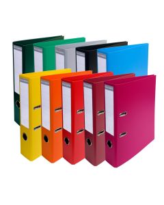 918418B EXACOMPTA  Classeur à levier - Dos de 80 mm - Bordeaux