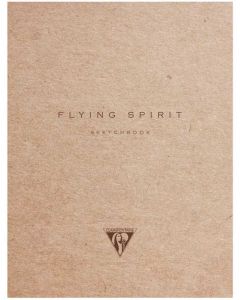 Carnet de Dessin A5 - 120 pages - Brun CLAIREFONTAINE Flying Spirit