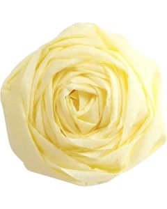 Papier Crépon - Jaune paille : CLAIREFONTAINE Visuel