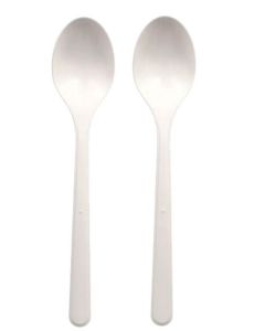 Fourchettes jetables en Bioplastique - Blanc PAP STAR Pure Lot de 100