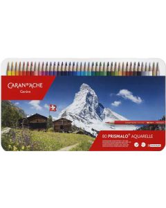 Boite de 80 Crayons de couleurs Prismalo - Aquarelle CARAN D'ACHE
