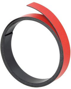 Bande magnétique - 5 mm x 1 m - Rouge : FRANKEN Visuel