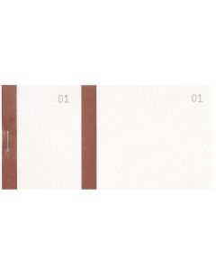 BLOC VENDEUR Exacompta Carnet à souche 100 tickets - Marron