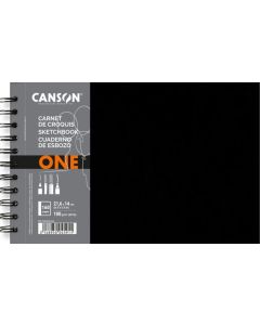 Carnet de croquis Noir - 216 x 279 mm CANSON Graduate Manga