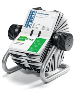 Fichier rotatif pour cartes de Visite - VISIFIX Argent : DURABLE Visuel
