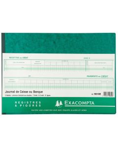 EXACOMPTA 9610E Journal de caisse ou de banque - 280 x 380 mm Modèle