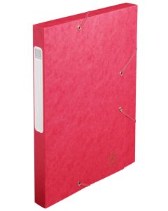 Boîte de classement Cartobox - Dos 25 mm - Rouge : EXACOMPTA Photo
