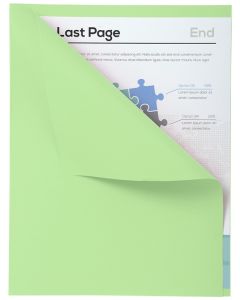 Lot de 100 Chemises A4 à bord décalé - Vert EXACOMPTA Forever 180 Visuel