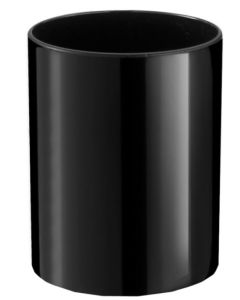 Pot à crayons en plastique - Noir WONDAY