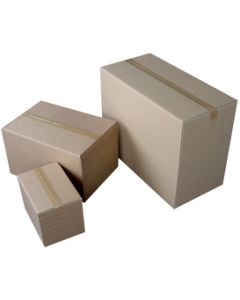 HAPPEL 343 : Lot de caisses américaines en carton ondulé - 340 x 340 x 160 mm