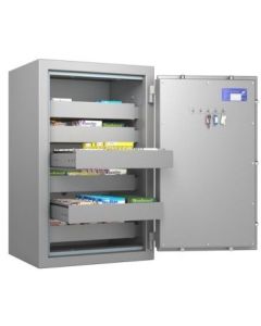 Coffre pour stupéfiants à clé - 6 tiroirs - 101L HARTMANN Pharma Protect