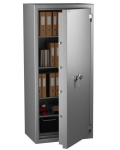 Armoire Forte Classe 4 ignifuge 30 min - Serrure à disques et clé - 385 L HARTMANN Zephir Duo
