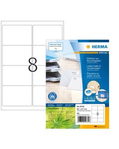 Étiquettes Adresses blanches - 38,1 x 21,2 mm : HERMA 4254