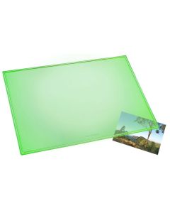 Photo Sous-main personnalisable translucide - Vert LAUFER Durella Transparent Fluo