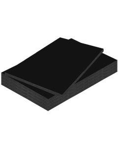 Carton plume A4 - 10 mm - Noir KANGARO Lot de 10