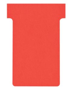 Fiches T - Indice 2 / 60 mm - Rouge : NOBO Lot de 100 Modèle